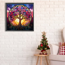Load image into Gallery viewer, Diamond Painting - Full Square - glass art lucky tree (40*40CM)
