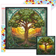 Load image into Gallery viewer, Diamond Painting - Full Square - glass art lucky tree (40*40CM)
