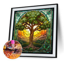 Load image into Gallery viewer, Diamond Painting - Full Square - glass art lucky tree (40*40CM)
