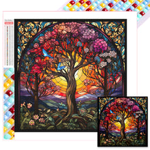 Load image into Gallery viewer, Diamond Painting - Full Square - glass art lucky tree (40*40CM)
