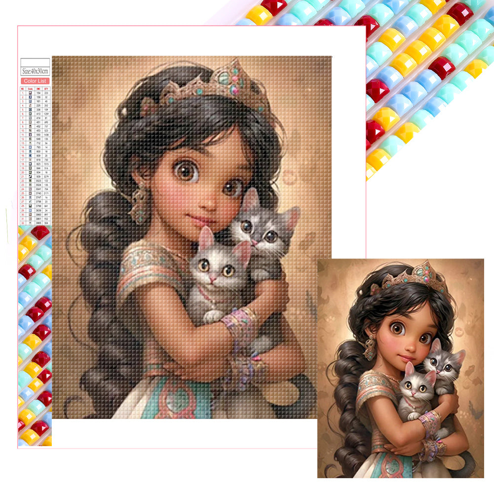 Diamond Painting - Full Square - little girl (30*40CM)