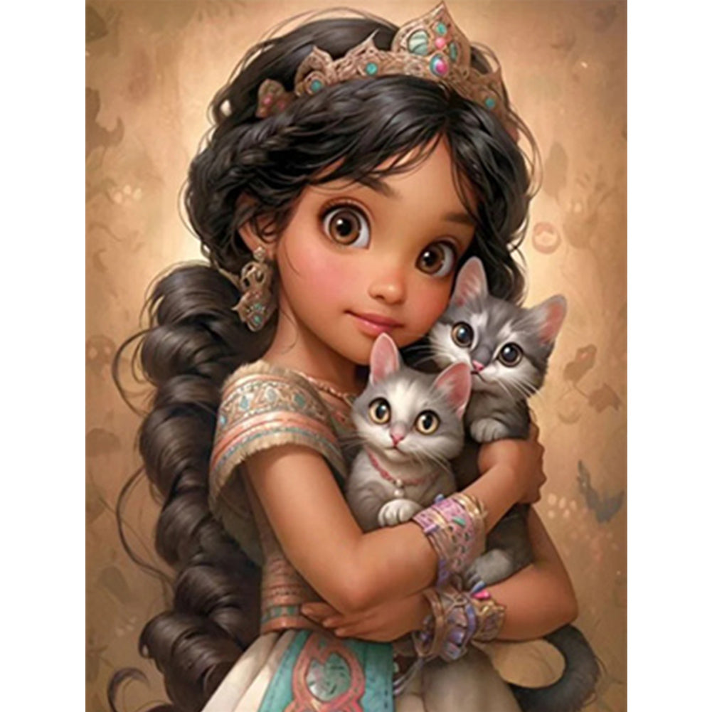 Diamond Painting - Full Square - little girl (30*40CM)