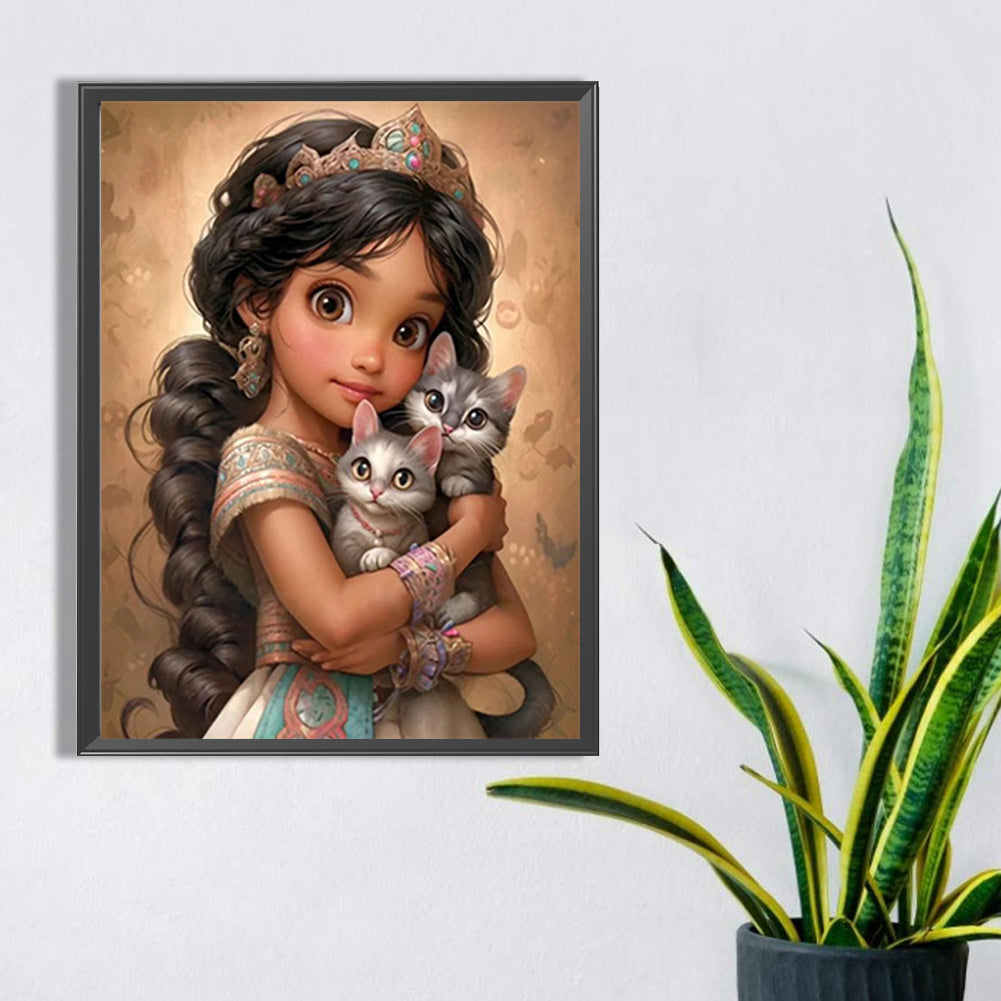 Diamond Painting - Full Square - little girl (30*40CM)