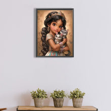 Load image into Gallery viewer, Diamond Painting - Full Square - little girl (30*40CM)
