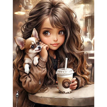 Load image into Gallery viewer, Diamond Painting - Full Square - little girl (30*40CM)
