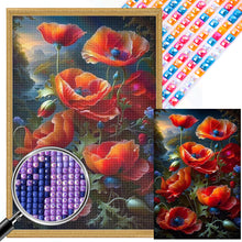 Load image into Gallery viewer, AB Diamond Painting - Full Square - poppy flower (40*65CM)
