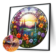 Load image into Gallery viewer, Diamond Painting - Full Round - Round flower landscape (30*30CM)
