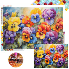 Load image into Gallery viewer, Diamond Painting - Full Square - pansy (70*50CM)
