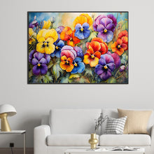 Load image into Gallery viewer, Diamond Painting - Full Square - pansy (70*50CM)
