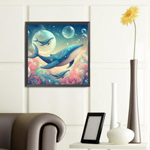 Load image into Gallery viewer, Diamond Painting - Full Round - fantasy whale (40*40CM)
