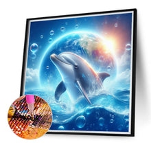 Load image into Gallery viewer, Diamond Painting - Full Round - earth dolphin (40*40CM)
