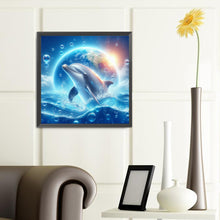 Load image into Gallery viewer, Diamond Painting - Full Round - earth dolphin (40*40CM)
