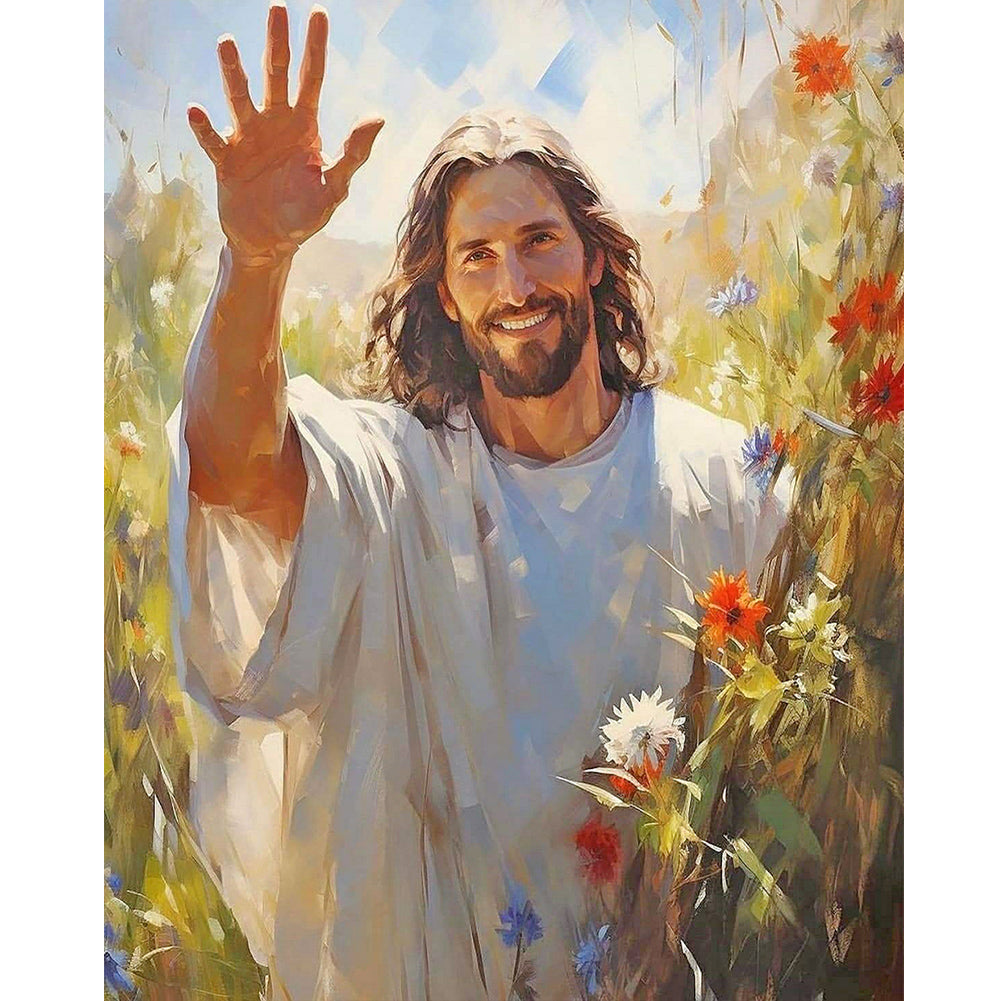 Diamond Painting - Full Round - Jesus (40*50CM)
