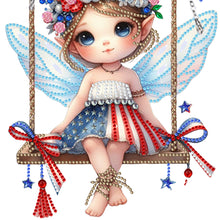Load image into Gallery viewer, Single-Side Fairy Diamond Art Hanging Pendant for Home Wall Decor (Fairy Swing)
