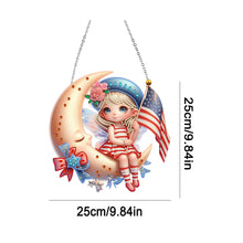 Load image into Gallery viewer, Single-Side Fairy Diamond Art Hanging Pendant for Home Wall Decor (Fairy Flag)
