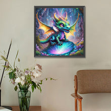 Load image into Gallery viewer, Diamond Painting - Full Round - multi-colored dragon (30*30CM)
