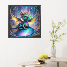 Load image into Gallery viewer, Diamond Painting - Full Round - multi-colored dragon (30*30CM)
