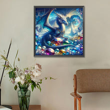 Load image into Gallery viewer, Diamond Painting - Full Round - Dragons and Dragon&#39;s Treasures (30*30CM)
