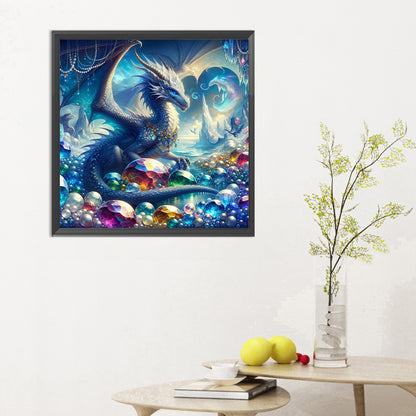 Diamond Painting - Full Round - Dragons and Dragon's Treasures (30*30CM)