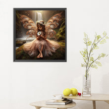 Load image into Gallery viewer, Diamond Painting - Full Round - Daisy Angel Girl (30*30CM)
