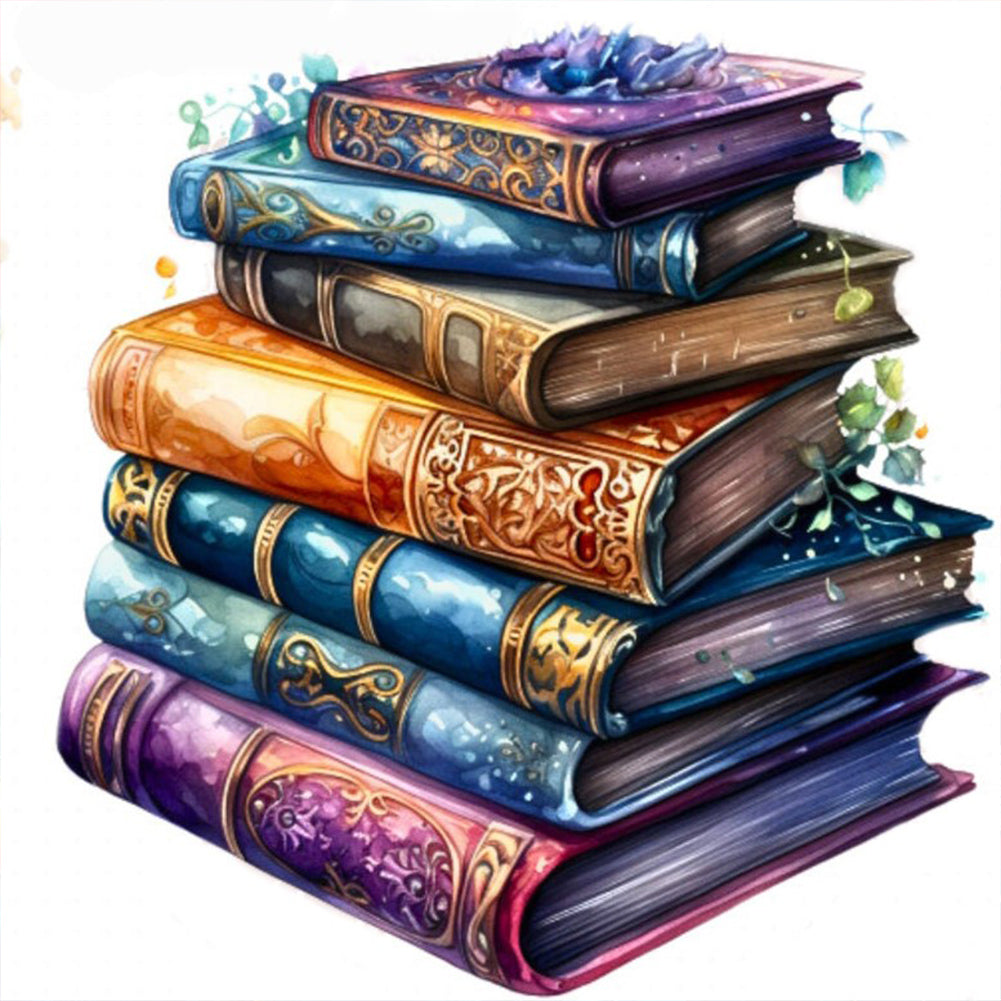 Diamond Painting - Full Round - Magic book (40*40CM)