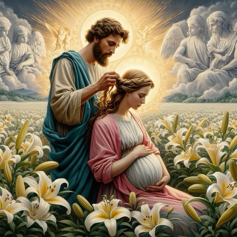 Diamond Painting - Full Round - saint jesus (30*30CM)