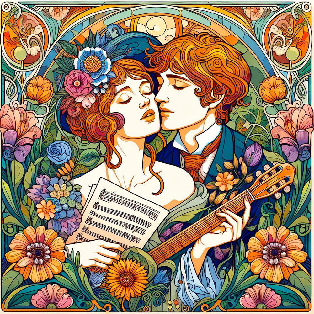 Diamond Painting - Full Round - Music creation (40*40CM)