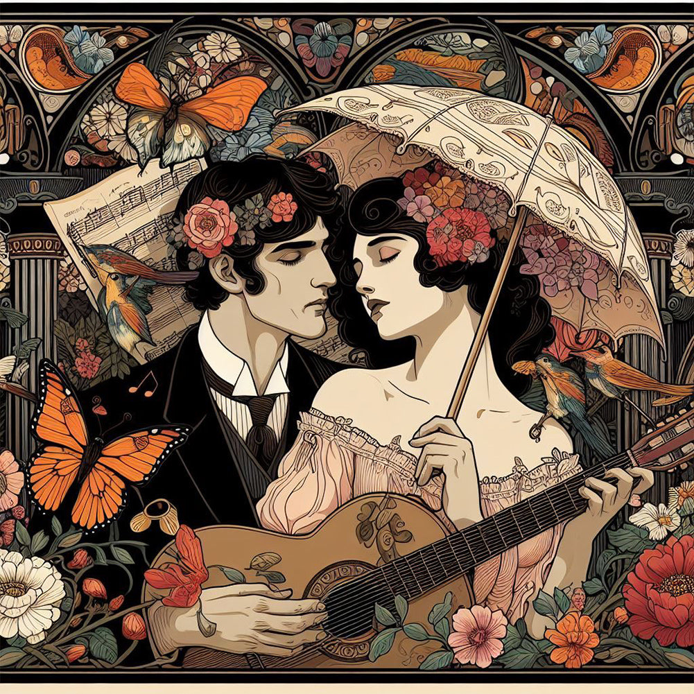 Diamond Painting - Full Round - Music creation (40*40CM)