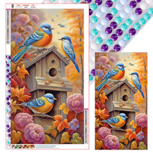 Load image into Gallery viewer, Diamond Painting - Full Round - bird on branch (40*70CM)
