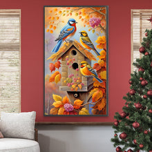 Load image into Gallery viewer, Diamond Painting - Full Round - bird on branch (40*70CM)
