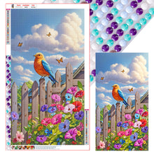 Load image into Gallery viewer, Diamond Painting - Full Round - Birds on the fence (40*70CM)
