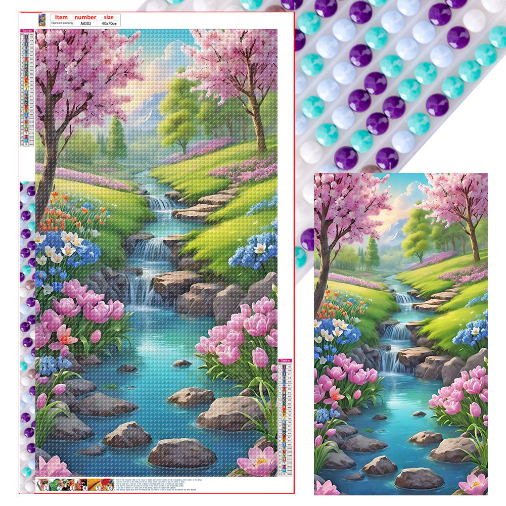 Diamond Painting - Full Round - Pastoral scenery (40*70CM)