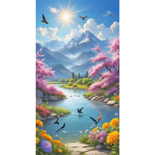 Load image into Gallery viewer, Diamond Painting - Full Round - Pastoral scenery (40*70CM)
