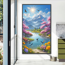 Load image into Gallery viewer, Diamond Painting - Full Round - Pastoral scenery (40*70CM)
