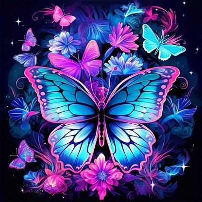 Diamond Painting - Full Round - Butterfly (30*30CM)