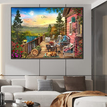 Load image into Gallery viewer, Diamond Painting - Full Square - woods house (70*50CM)
