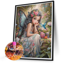 Load image into Gallery viewer, AB Diamond Painting - Full Round - butterfly elf girl (40*50CM)
