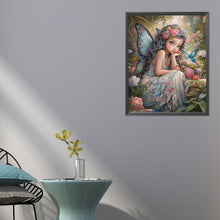 Load image into Gallery viewer, AB Diamond Painting - Full Round - butterfly elf girl (40*50CM)
