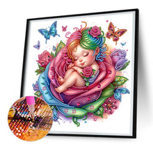 Load image into Gallery viewer, Diamond Painting - Partial Special Shaped - rose child (30*30CM)
