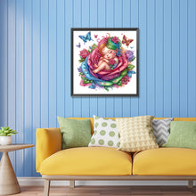 Load image into Gallery viewer, Diamond Painting - Partial Special Shaped - rose child (30*30CM)
