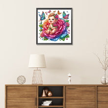 Load image into Gallery viewer, Diamond Painting - Partial Special Shaped - rose child (30*30CM)
