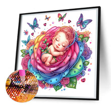 Load image into Gallery viewer, Diamond Painting - Partial Special Shaped - rose child (30*30CM)
