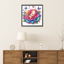 Load image into Gallery viewer, Diamond Painting - Partial Special Shaped - rose child (30*30CM)
