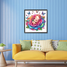Load image into Gallery viewer, Diamond Painting - Partial Special Shaped - rose child (30*30CM)
