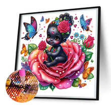 Load image into Gallery viewer, Diamond Painting - Partial Special Shaped - rose child (30*30CM)
