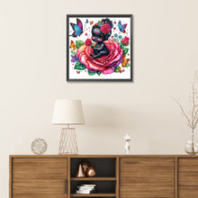 Load image into Gallery viewer, Diamond Painting - Partial Special Shaped - rose child (30*30CM)
