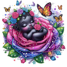 Load image into Gallery viewer, Diamond Painting - Partial Special Shaped - rose child (30*30CM)
