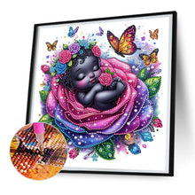 Load image into Gallery viewer, Diamond Painting - Partial Special Shaped - rose child (30*30CM)
