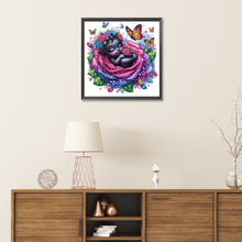Load image into Gallery viewer, Diamond Painting - Partial Special Shaped - rose child (30*30CM)
