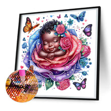 Load image into Gallery viewer, Diamond Painting - Partial Special Shaped - rose child (30*30CM)
